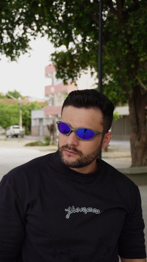 Óculos  Romeo1 X-Metal Lentes Neon Blue - Image 3