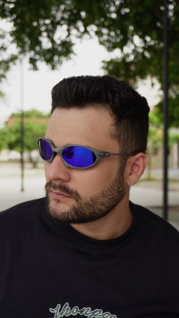 Óculos  Romeo1 X-Metal Lentes Neon Blue - Image 2