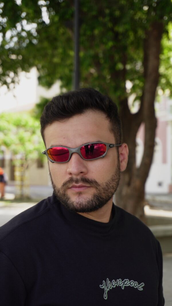 Óculos DOUBLEX XMETAL - VERMELHA - Image 4